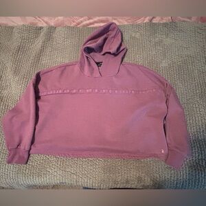Under Armour Pink Cropped Oversized Hoodie Size Large